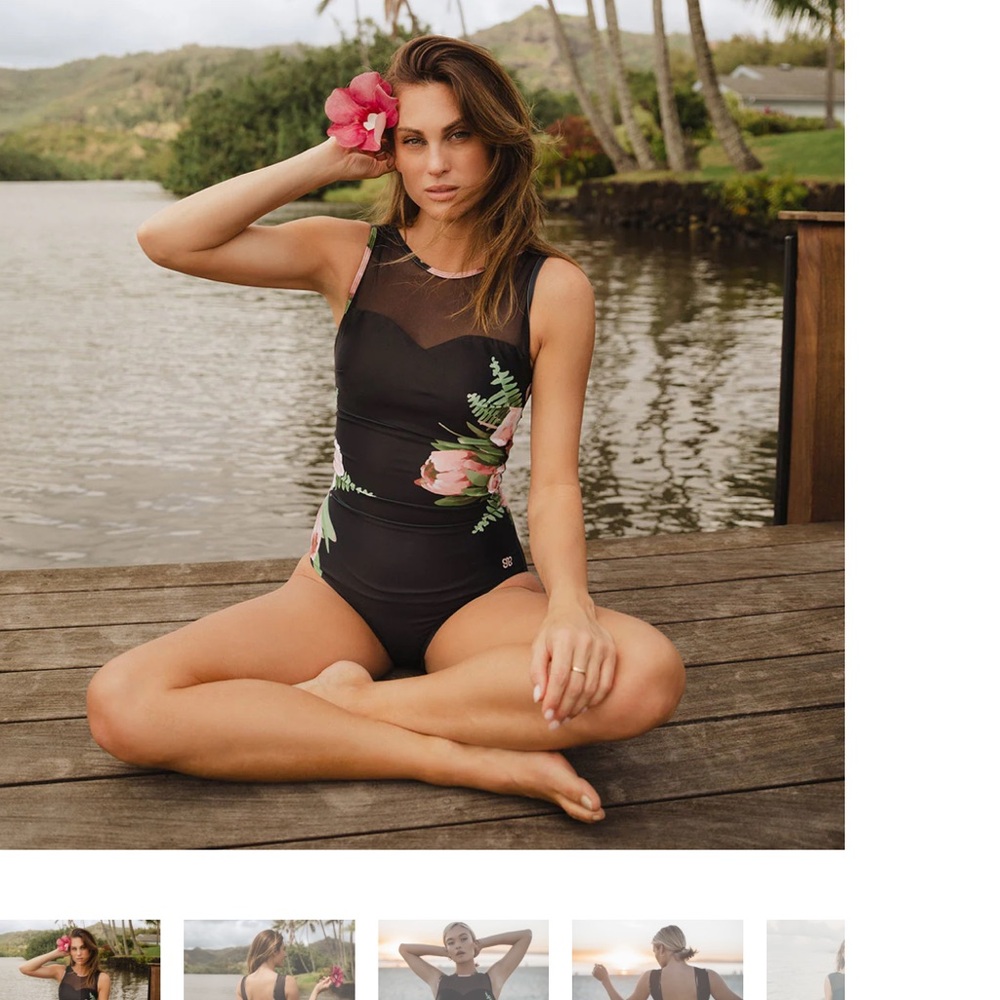 Albion Fit: The Maria One-Piece, Carolina XL
